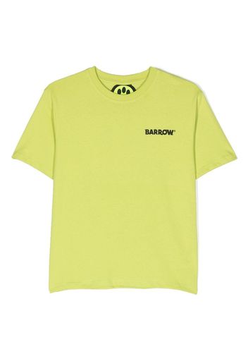 Barrow kids logo-print short-sleeved T-shirt - Grün