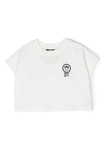 Barrow kids logo-print short-sleeved T-shirt - Weiß