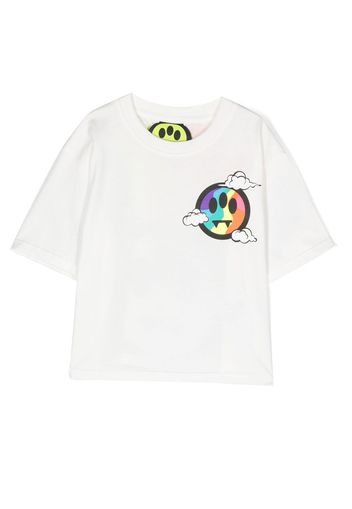 Barrow kids logo-print T-shirt - Weiß