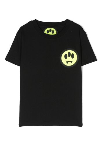 Barrow kids logo-print cotton T-shirt - Schwarz