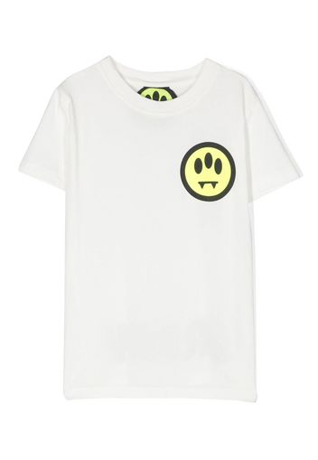 Barrow kids logo-print cotton T-shirt - Weiß