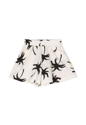 Barrow kids patterned elasticated shorts - Nude