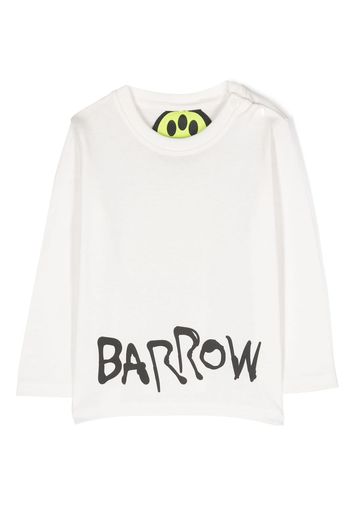 Barrow kids T-Shirt mit Teddy - Weiß
