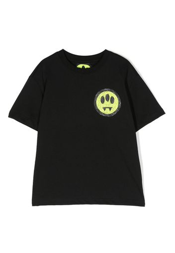 Barrow kids logo-print cotton T-shirt - Schwarz