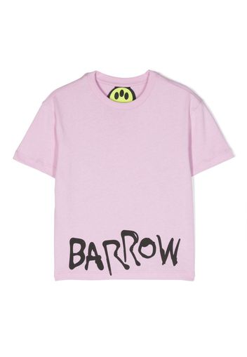 Barrow kids teddy bear cotton T-Shirt - Rosa