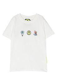 Barrow kids graphic logo-print T-shirt - Weiß