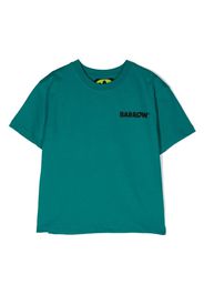 Barrow kids logo-print detail T-shirt - Grün