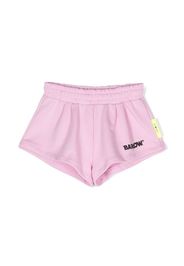 Barrow kids logo-print shorts - Rosa