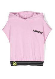 Barrow kids logo-print hoodie - Rosa