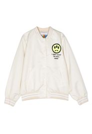 Barrow kids emoji-print bomber jacket - Nude