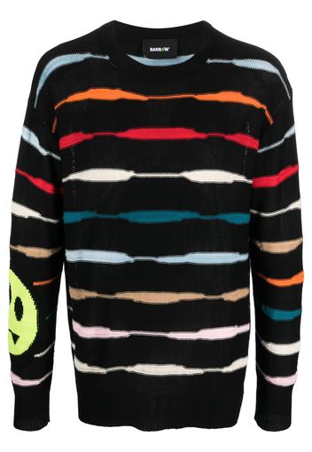 BARROW logo-print detail jumper - Schwarz