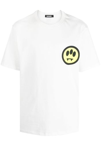 BARROW logo-print cotton T-shirt - Weiß