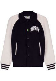 BARROW logo-print varsity jacket - Schwarz