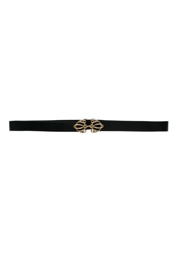 Ba&Sh Bilissi hook-fastening leather belt - Schwarz