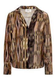 Ba&Sh buttoned patterned shirt vany - Braun