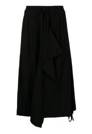 Bed J.W. Ford wide-leg flared trousers - Schwarz