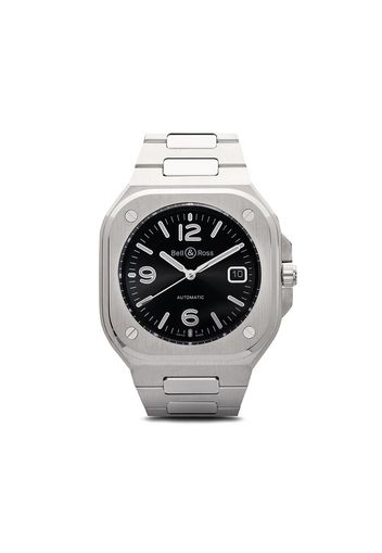 Bell & Ross BR 05 Black Steel, 40mm - BLACK AND SILVER GREY