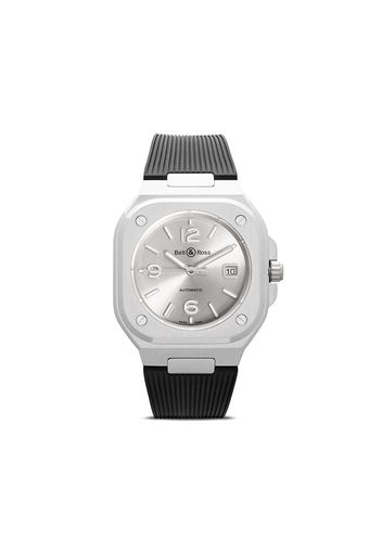 Bell & Ross 'BR 05' Armbanduhr, 40mm - GREY AND SILVER GREY