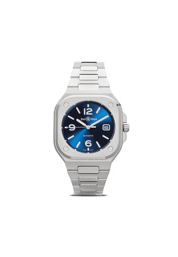 Bell & Ross 'BR 05' Armbanduhr, 40mm - BLUE AND SILVER GREY