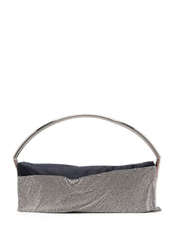 Benedetta Bruzziches crystal-embellished clutch - Silber