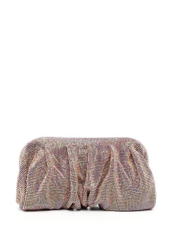 Benedetta Bruzziches rhinestone-embellished clutch bag - Metallisch