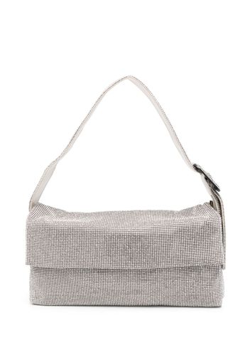 Benedetta Bruzziches crystal-embellished shoulder bag - Silber