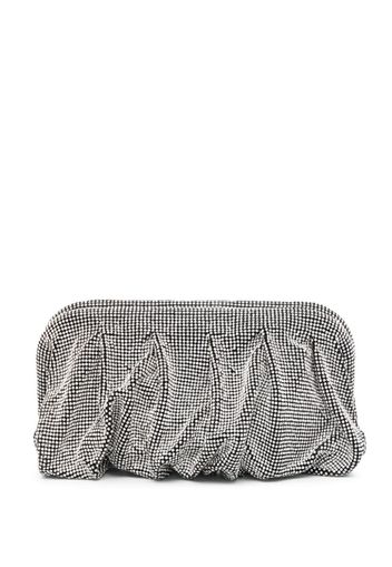 Benedetta Bruzziches Clutch mit Strass - Weiß