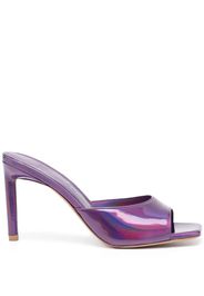 BETTINA VERMILLON Jane iridescent mules - Violett