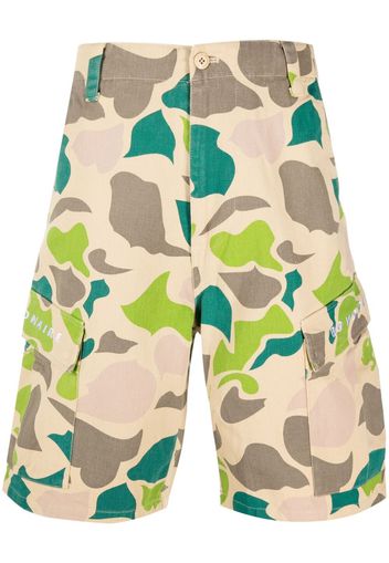 Billionaire Boys Club Cargo-Shorts mit Camouflage-Print - Nude