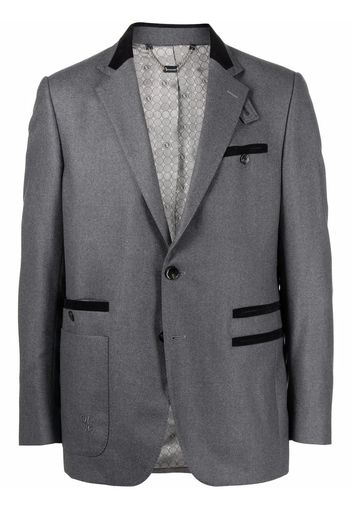 Billionaire Tailored-fit virgin wool blazer - Grau