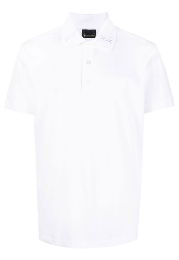 Billionaire Poloshirt mit Logo-Stickerei - Weiß