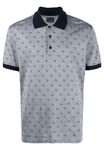 Billionaire Poloshirt mit Logo-Stickerei - Blau