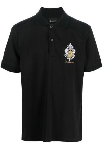 Billionaire embroidered-logo polo shirt - Schwarz