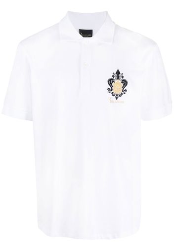 Billionaire embroidered-logo polo shirt - Weiß