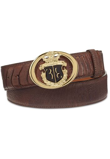 Billionaire Ostrich leather belt - Braun