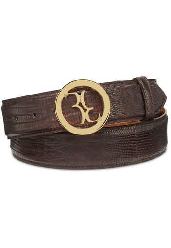 Billionaire Tejus leather belt - Braun