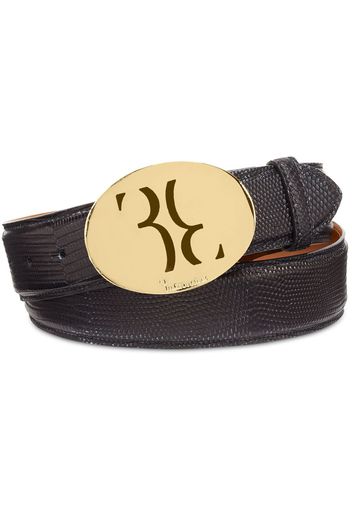 Billionaire Tejus leather belt - Schwarz