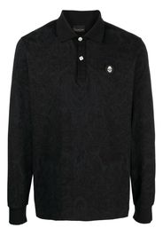 Billionaire Poloshirt aus Pikee - Schwarz