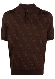 Billionaire merino-blend polo shirt - Braun