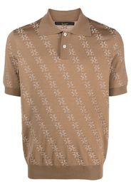 Billionaire merino-blend polo shirt - Nude