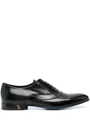 Billionaire embossed-crocodile oxford shoes - Schwarz