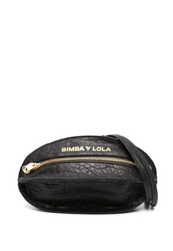 Bimba y Lola Umhängetasche mit Logo-Print - Schwarz