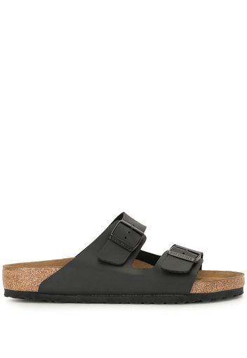 Birkenstock Flache 'Arizona' Pantoletten - Schwarz