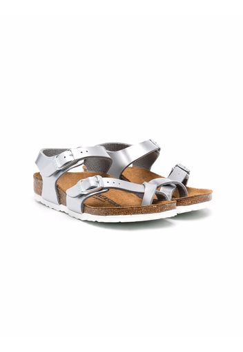 Birkenstock Kids Taormina Sandalen - Silber