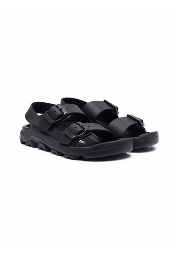 Birkenstock Kids Mogami Birko-Flor slingback sandals - Schwarz