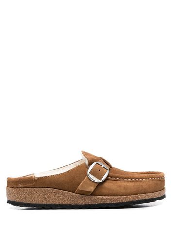 Birkenstock Buckley slip-on lined clogs - Braun