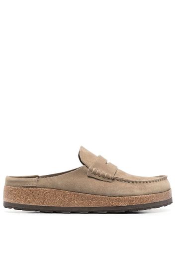 Birkenstock suede slip-on loafers - Nude