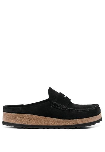 Birkenstock Naples suede loafers - Schwarz