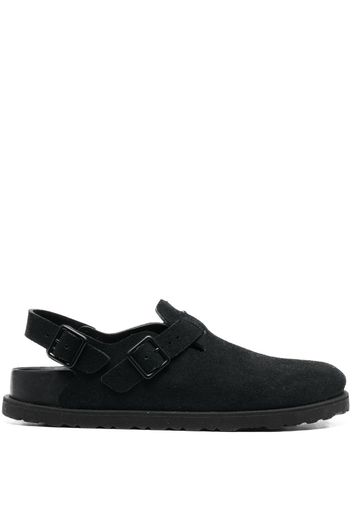 Birkenstock Zermatt suede clogs - Schwarz