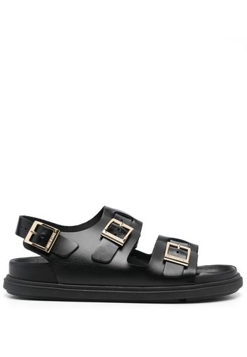 Birkenstock Cannes leather sandals - Schwarz